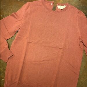 Sézane Women's Rust Crewneck Top